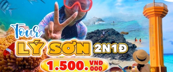 Tour Lý Sơn 2 ngày 1 đêm trọn gói giá tốt nhất mùa hè 2025