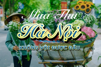 Những gánh hoa rong, chở cả mùa thu Hà Nội