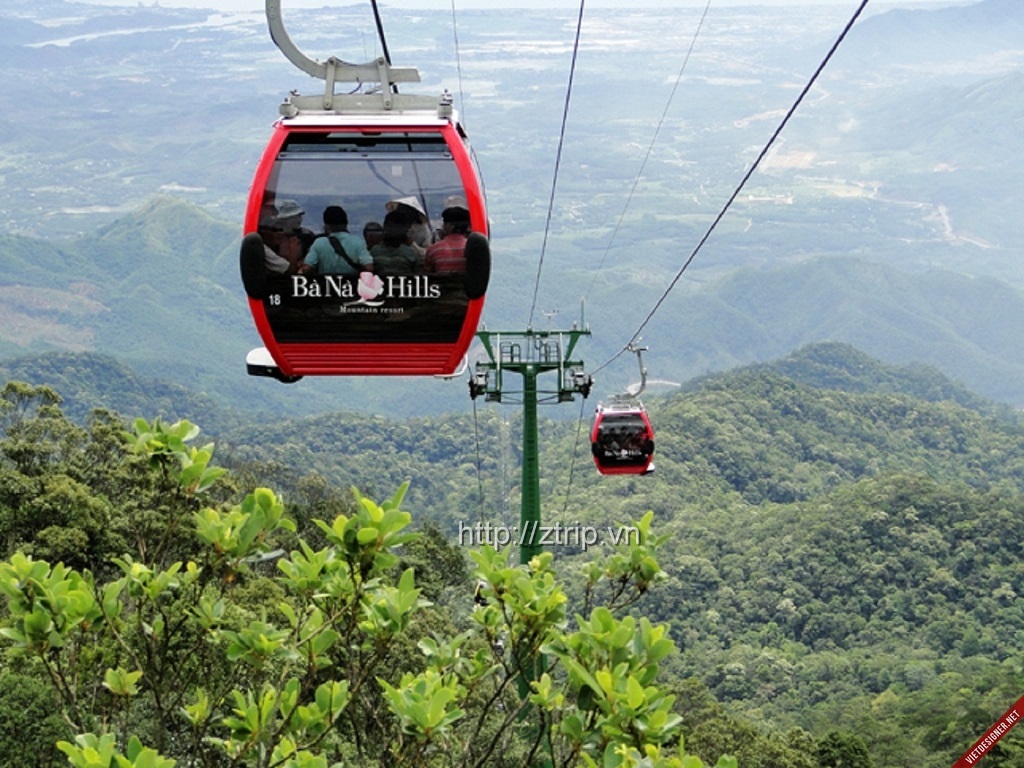 Cáp treo lên Bà Nà hills