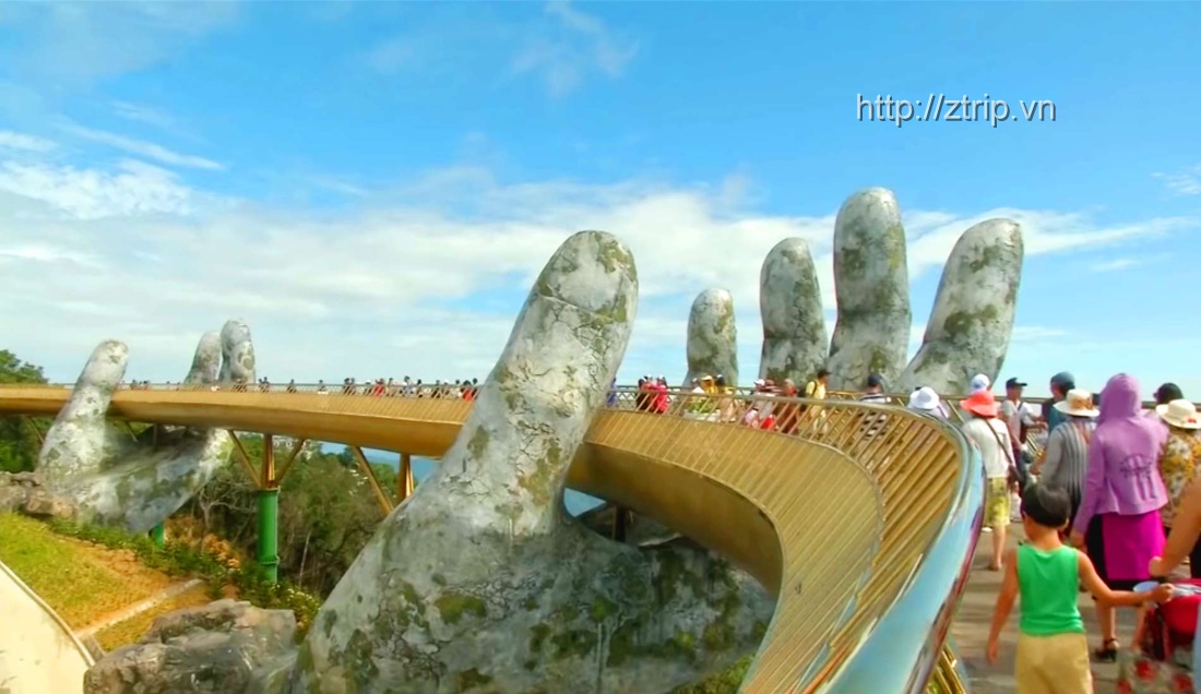 Cầu Vàng Bàn tay - Bà Nà Hill