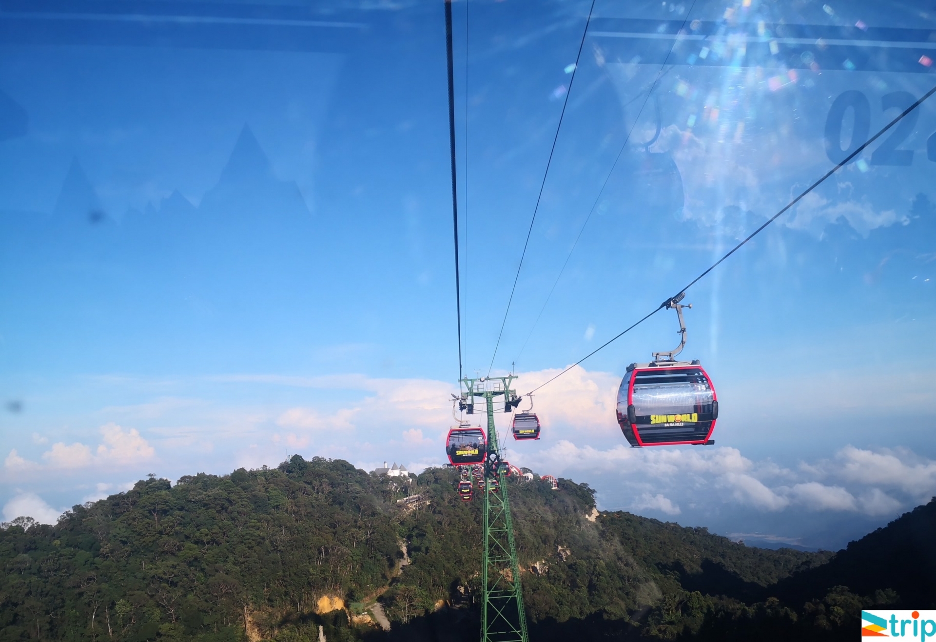 cáp treo Bà Nà Hill - Tour Đà Nẵng 4 ngày 3 đêm có bà nà 